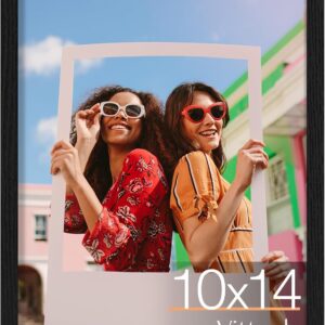 Vittanly 11x14 Picture Frame, Display Pictures 8x10 with Mat or 11x14 without Mat, Photo Frame for Wall Mounting, Black, 1 Pack - Image 146