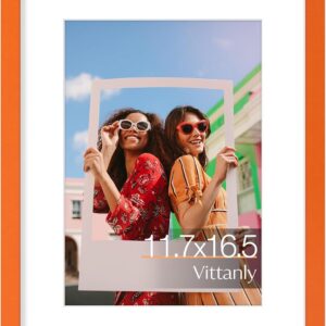 Vittanly 11x14 Picture Frame, Display Pictures 8x10 with Mat or 11x14 without Mat, Photo Frame for Wall Mounting, Black, 1 Pack - Image 147