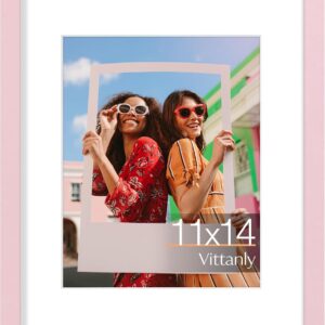 Vittanly 11x14 Picture Frame, Display Pictures 8x10 with Mat or 11x14 without Mat, Photo Frame for Wall Mounting, Black, 1 Pack - Image 179
