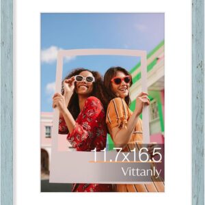 Vittanly 11x14 Picture Frame, Display Pictures 8x10 with Mat or 11x14 without Mat, Photo Frame for Wall Mounting, Black, 1 Pack - Image 29