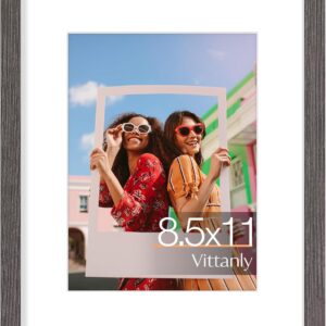 Vittanly 11x14 Picture Frame, Display Pictures 8x10 with Mat or 11x14 without Mat, Photo Frame for Wall Mounting, Black, 1 Pack - Image 44