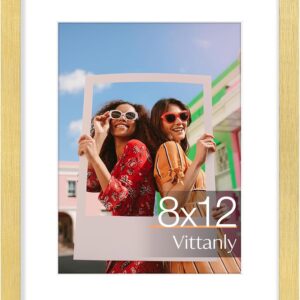 Vittanly 11x14 Picture Frame, Display Pictures 8x10 with Mat or 11x14 without Mat, Photo Frame for Wall Mounting, Black, 1 Pack - Image 46