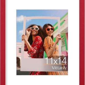 Vittanly 11x14 Picture Frame, Display Pictures 8x10 with Mat or 11x14 without Mat, Photo Frame for Wall Mounting, Black, 1 Pack - Image 62