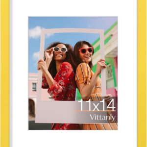 Vittanly 11x14 Picture Frame, Display Pictures 8x10 with Mat or 11x14 without Mat, Photo Frame for Wall Mounting, Black, 1 Pack - Image 68