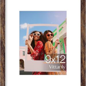 Vittanly 11x14 Picture Frame, Display Pictures 8x10 with Mat or 11x14 without Mat, Photo Frame for Wall Mounting, Black, 1 Pack - Image 70