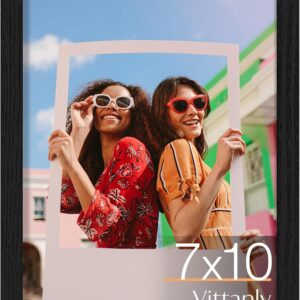 Vittanly 11x14 Picture Frame, Display Pictures 8x10 with Mat or 11x14 without Mat, Photo Frame for Wall Mounting, Black, 1 Pack - Image 73