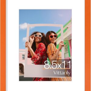 Vittanly 11x14 Picture Frame, Display Pictures 8x10 with Mat or 11x14 without Mat, Photo Frame for Wall Mounting, Black, 1 Pack - Image 75